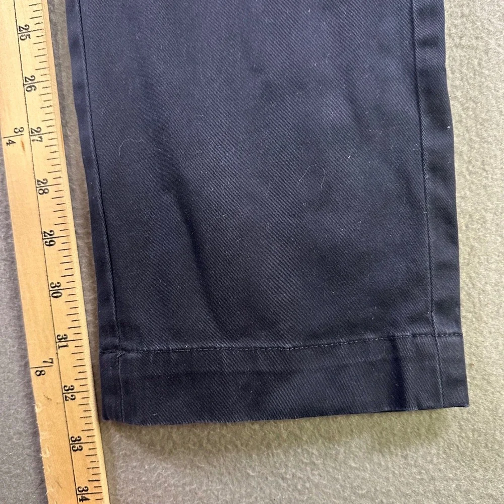 Banana Republic Fulton Rapid Movement Chino Pants Preppy Navy 34x33 795221-00